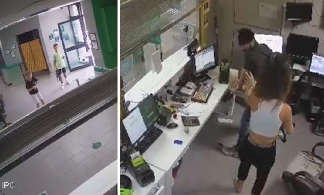 Rapina centro scommesse a Portici: bambini terrorizzati, il video sui social