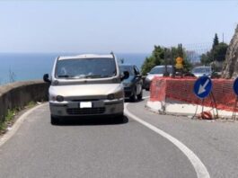 statale amalfitana senso alternato conca dei marini
