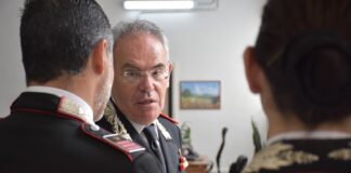 Il Comandate Interregionale Andrea Rispoli in visita alla caserma «Salvo D'Acquisto»