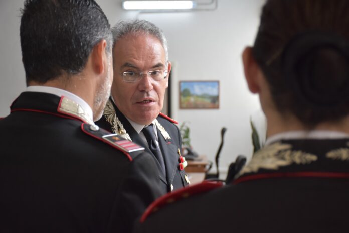 Il Comandate Interregionale Andrea Rispoli in visita alla caserma «Salvo D'Acquisto»