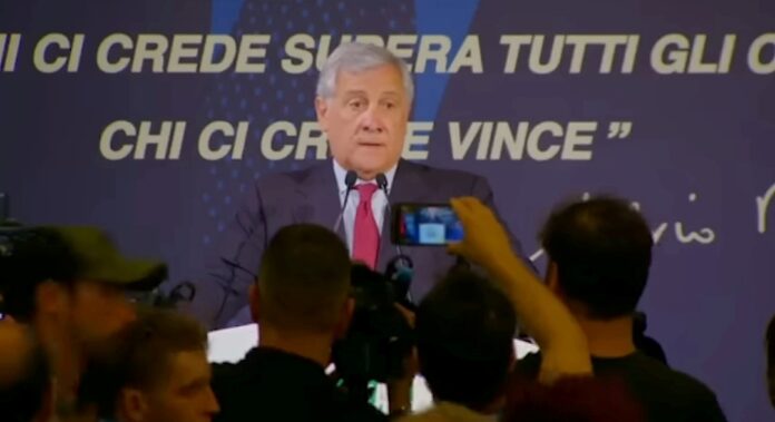 Antonio Tajani eletto Segretario Nazionale del partito Forza Italia