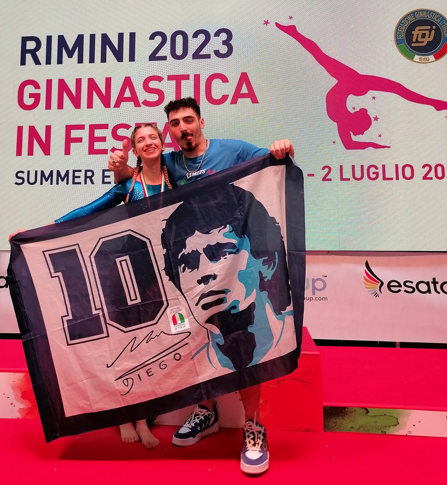Fabrizio Galderisi e Valeria De Martino No Limits ASD, ginnastica Rimini 2023 GINNASTICA IN FESTA