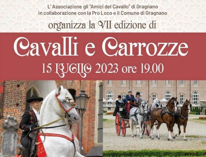 Gragnano al via la grande sfilata di Cavalli e Carrozze
