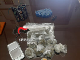 Agerola, operazione Continuum Bellum: marijuana e "palle di fuoco". Arrestato 39enne