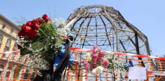 Napoli: rogo Venere degli Stracci, fermato 32enne. L'omaggio di Napoli ai resti dell'opera