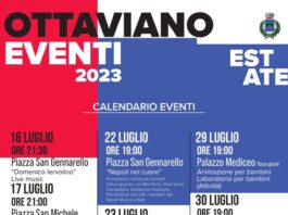 Estate a Ottaviano, musica, spettacoli, iniziative per i bambini e molto altro. Ecco il calendario completo