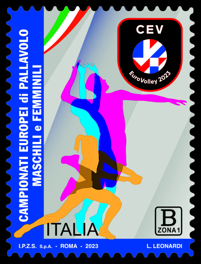 Poste Italiane, emissione francobollo Campionati Europei Pallavolo maschile e femminile