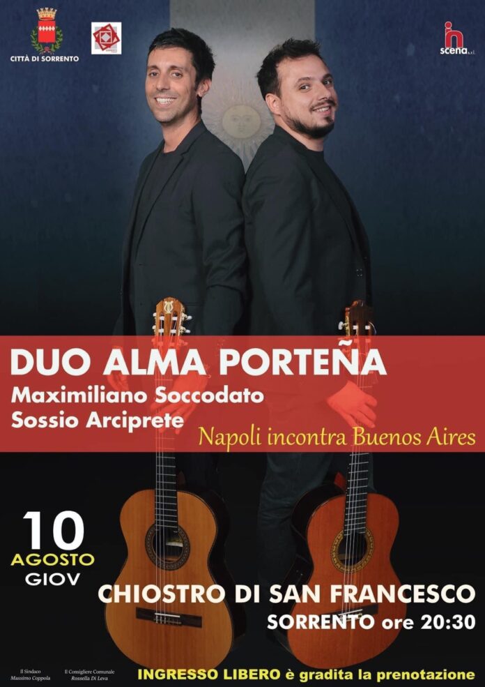 Musica a Sorrento: "Napoli incontra Buenos Aires"