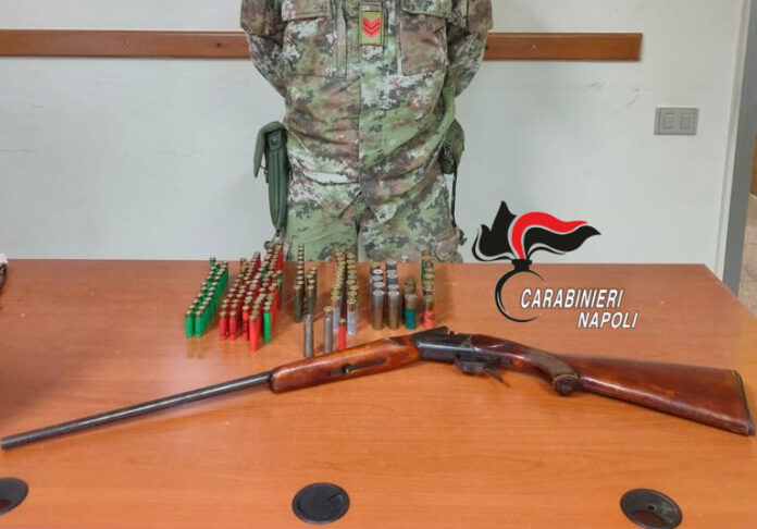 Sant'Antonio Abate: sequestrato un fucile rubato e 157 cartucce. 60enne arrestato dai Carabinieri