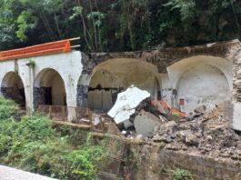 Crollo all’ex Mattatoio Civico di Gragnano