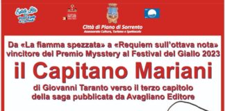 Piano di Sorrento, a Villa Fondi Giovanni Taranto e “Le indagini del capitano Mariani”