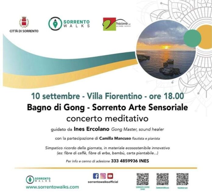 Concerto meditativo al tramonto con Sorrento Walks