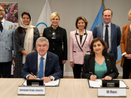 Il CIO (Comitato Olimpico Internazionale) ha rinnovato la sua partnership con UN Women