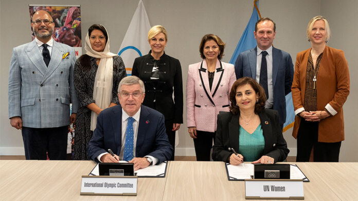 Il CIO (Comitato Olimpico Internazionale) ha rinnovato la sua partnership con UN Women Il CIO (Comitato Olimpico Internazionale) ha rinnovato la sua partnership con UN Women