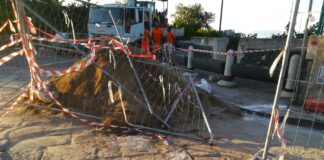 Torre del Greco: vandalizzato il cantiere dei lavori in via Scappi
