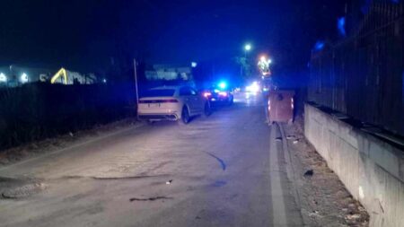 Grave incidente in moto a Pagani