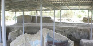 Ercolano: Villa Sora, intervento dei funzionari del Parco per il cedimento di un affresco