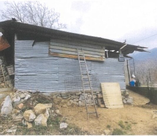 Agerola, ruspe in azione: demolito ricovero per animali abusivo