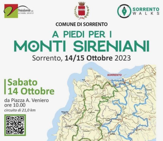 "A piedi per i Monti Sireniani", due appuntamenti tra Sorrento e Massa Lubrense