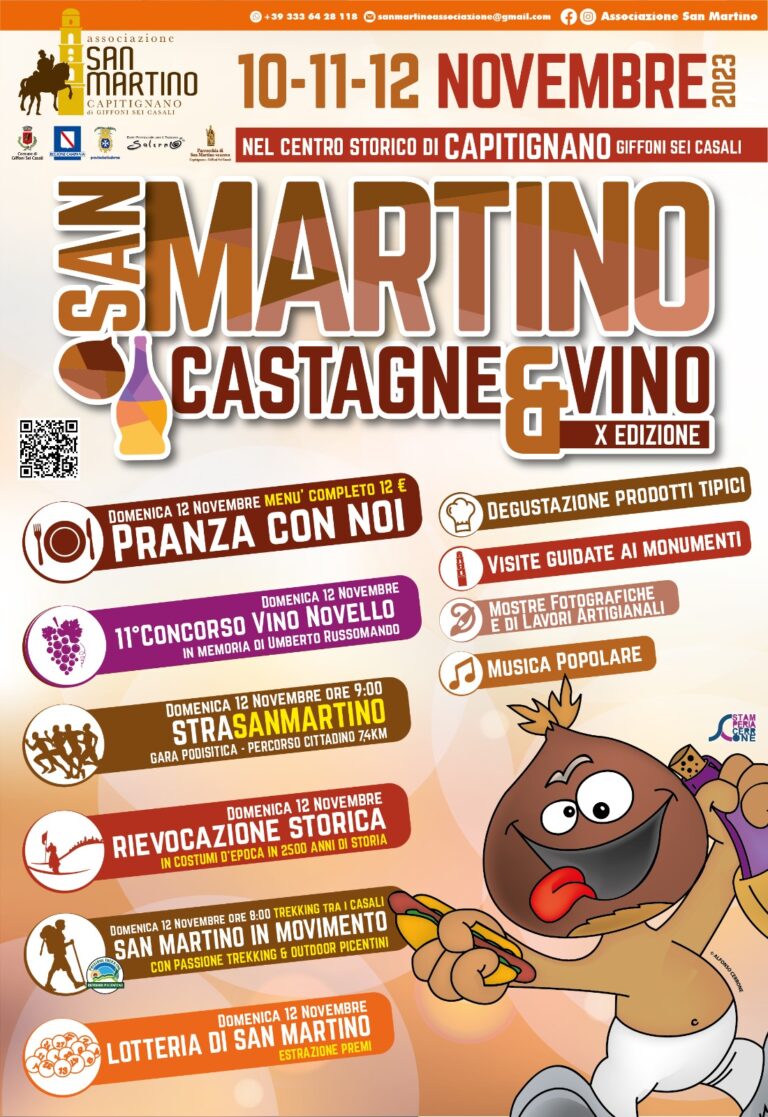 San Martino: castagne e vino. Nel borgo di Capitignano la decima edizione