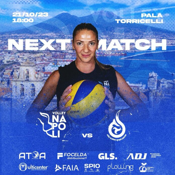 Il Volley Napoli alla prima di campionato 20232024