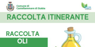Castellammare, parte la campagna per l'olio esausto: due appuntamenti mensili per lo smaltimento