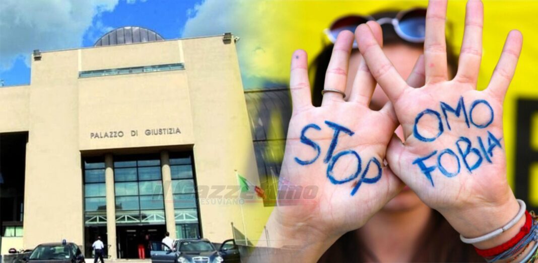 stop omofobia tribunale torre annunziata