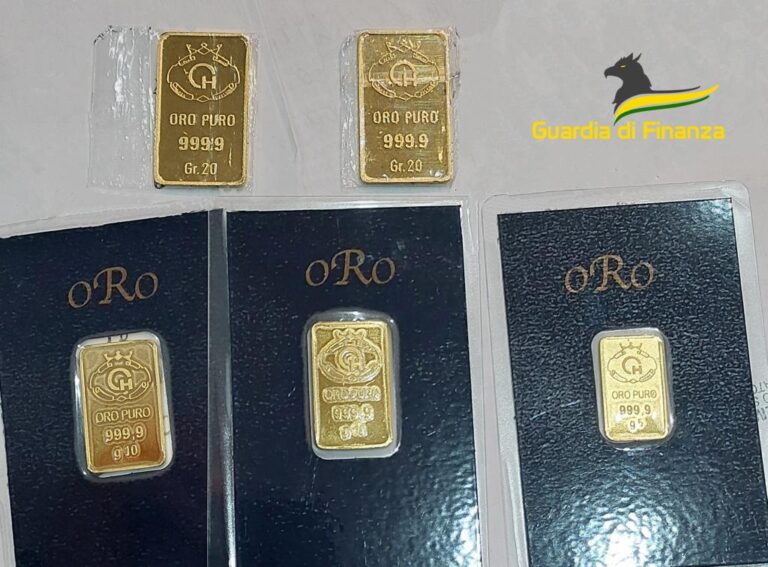 Casalnuovo, così tre società “cartiere” non pagavano l’Iva: sequestro da 5 milioni e mezzo di euro. Sigilli anche a lingotti d’oro