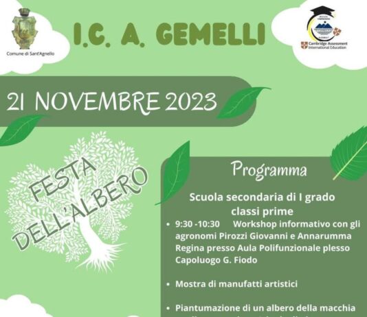 Sant'Agnello celebra la giornata nazionale degli alberi con gli studenti
