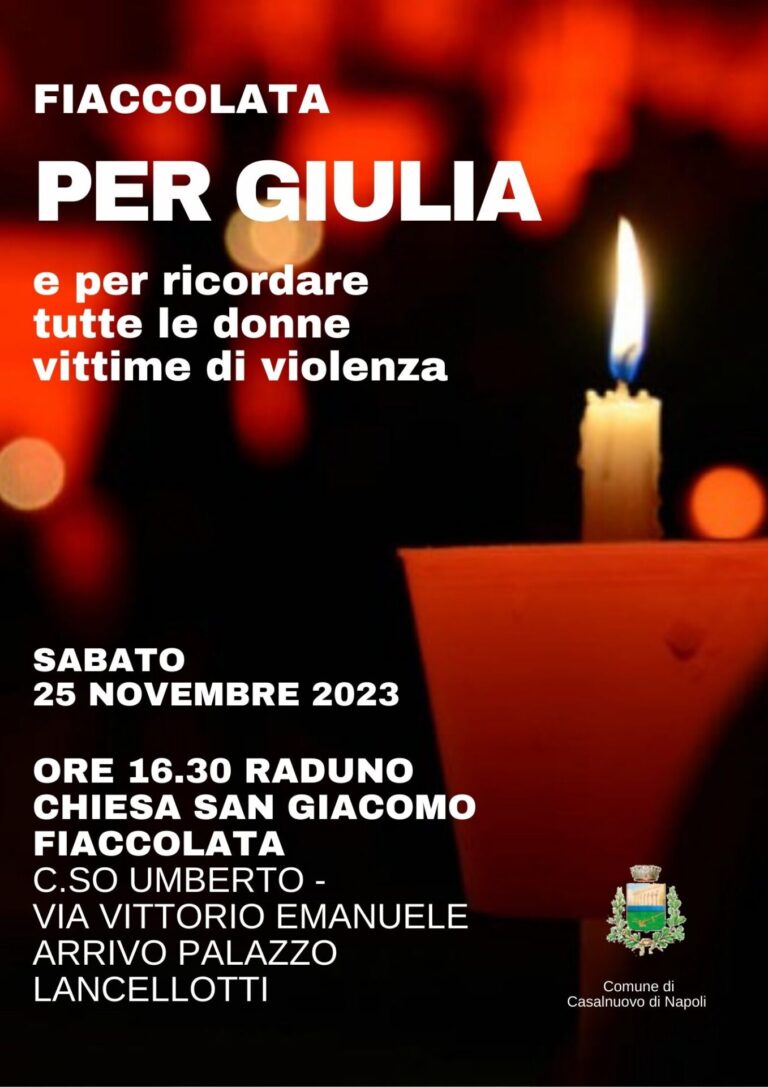 A Casalnuovo una fiaccolata,  mostre d’arte e dibattiti letterari per contrastare la violenza di genere