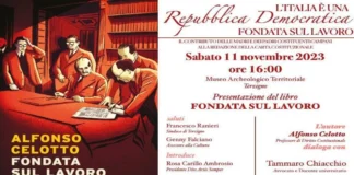 Al Museo Archeologico di Terzigno, la presentazione del libro di Alfonso Celotto "Fondata sul lavoro"