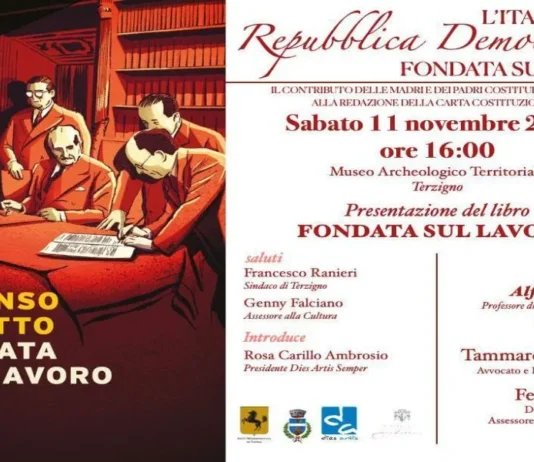 Al Museo Archeologico di Terzigno, la presentazione del libro di Alfonso Celotto "Fondata sul lavoro"