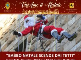 Babbo Natale arriva a Sant’Agnello e scende dai tetti
