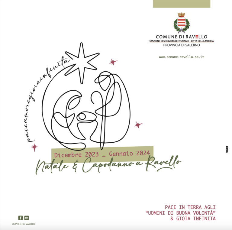 Ravello, due mesi di eventi per la rassegna “Natale e Capodanno a Ravello”