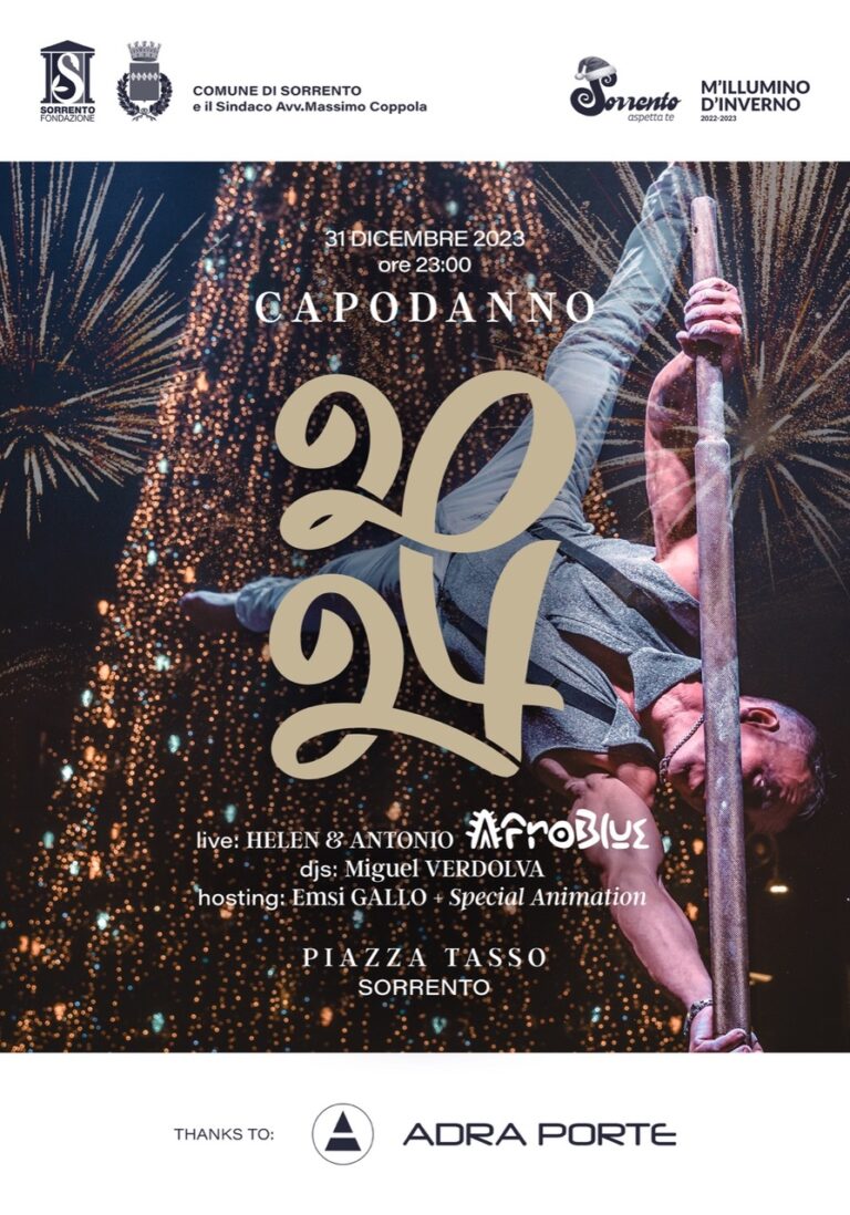 Capodanno a Sorrento, tra “Ciuccio di Fuoco”, spettacoli, cinema e musica Capodanno a Sorrento, tra “Ciuccio di Fuoco”, spettacoli, cinema e musica