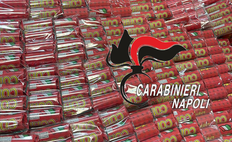 Gragnano, vendita illegale di botti: sequestrati 320 ordigni