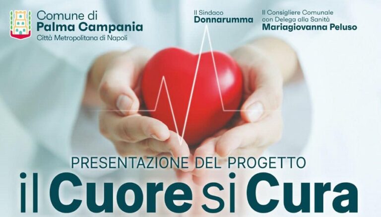 Palma Campania: “Il cuore si cura”, progetto per la prevenzione delle malattie cardiorespiratorie