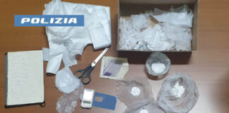 Caivano: cela droga in una scatola di scarpe. Arrestato 44enne