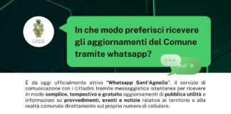 "Whatsapp Sant'Agnello": canale e liste broadcast tematiche