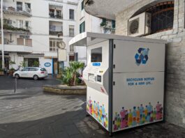 Amalfi si dota di un eco-compattatore dedicato alla raccolta delle bottiglie di plastica