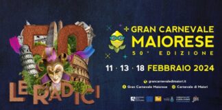 Tutto pronto a Maiori per la 50esima edizione del Gran Carnevale