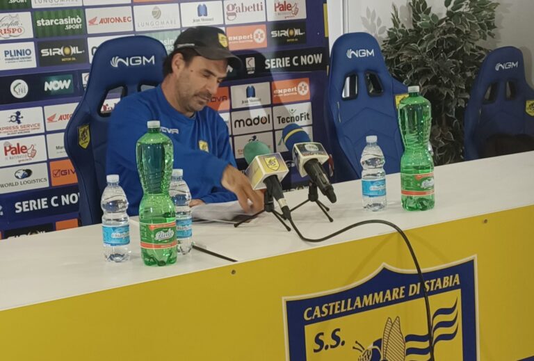 Juve Stabia, presentato immediato ricorso per la squalifica di mister Pagliuca