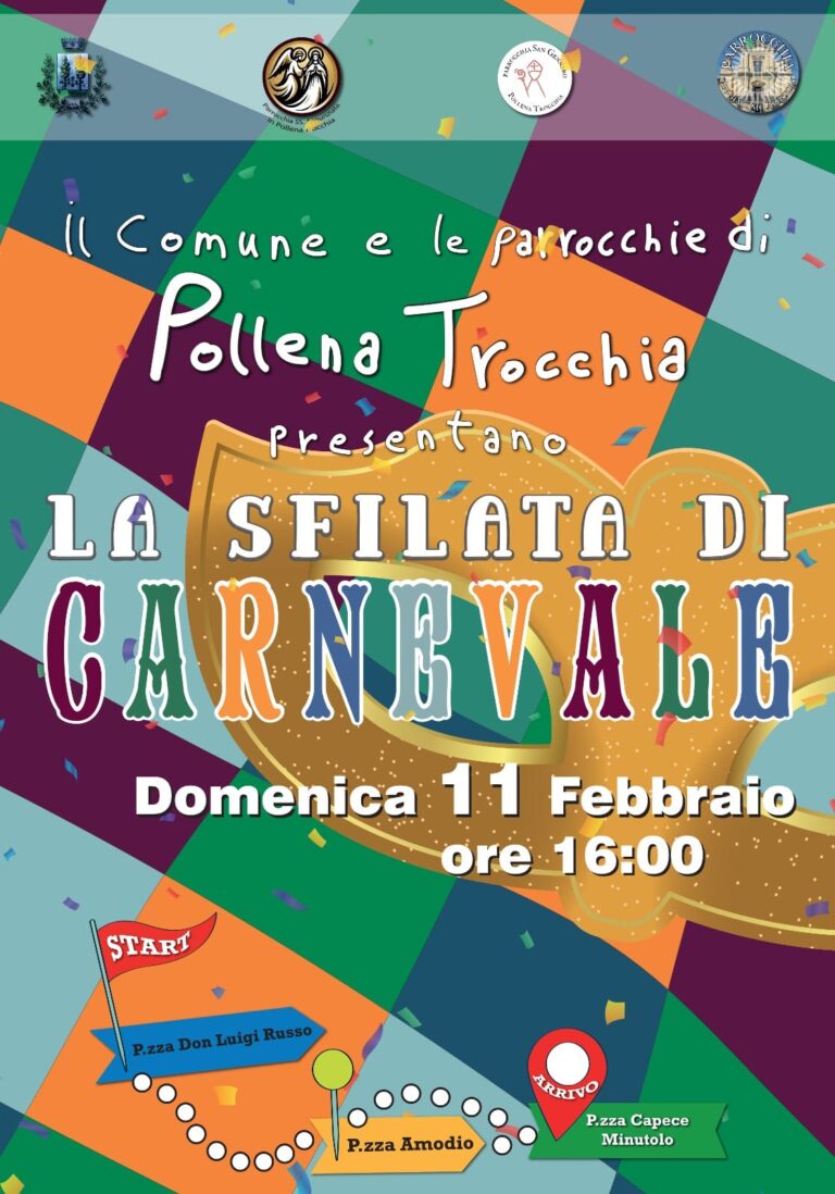 Pollena Trocchia, domenica la sfilata di carnevale