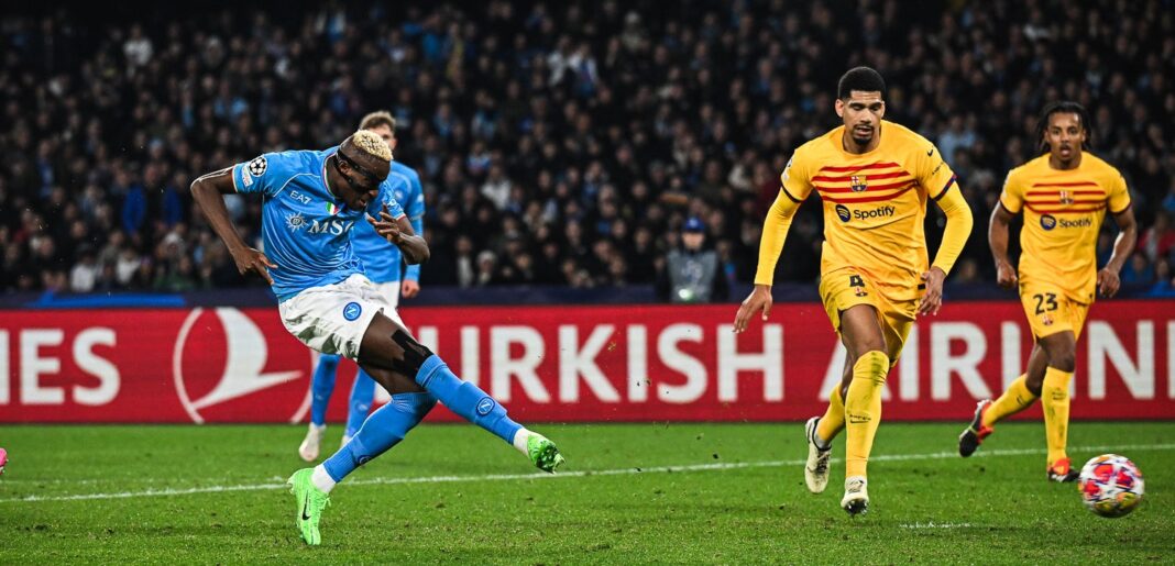 Champions League: è tornato Osimhen, riprende il Barça e tiene in corsa il Napoli