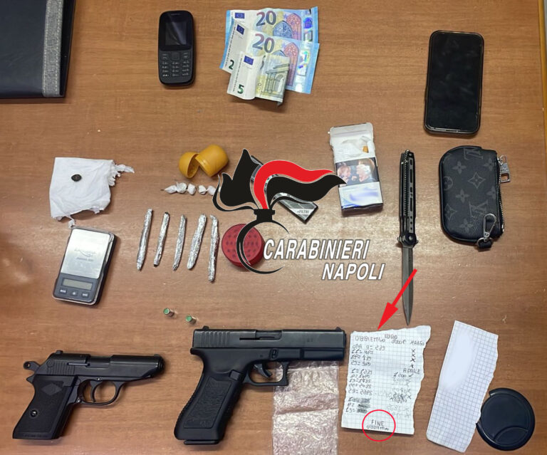 Qualiano: arrestato pusher minorenne, in casa anche la contabilità con gli “obbiettivi aziendali”