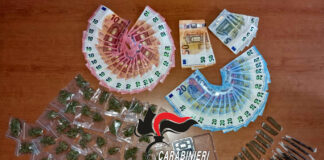 Somma Vesuviana: arrestato pusher 21enne, trovato con 200 grammi di stupefacente