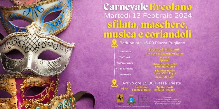 Carnevale 2024 di Ercolano Mercoledì 13 febbraio