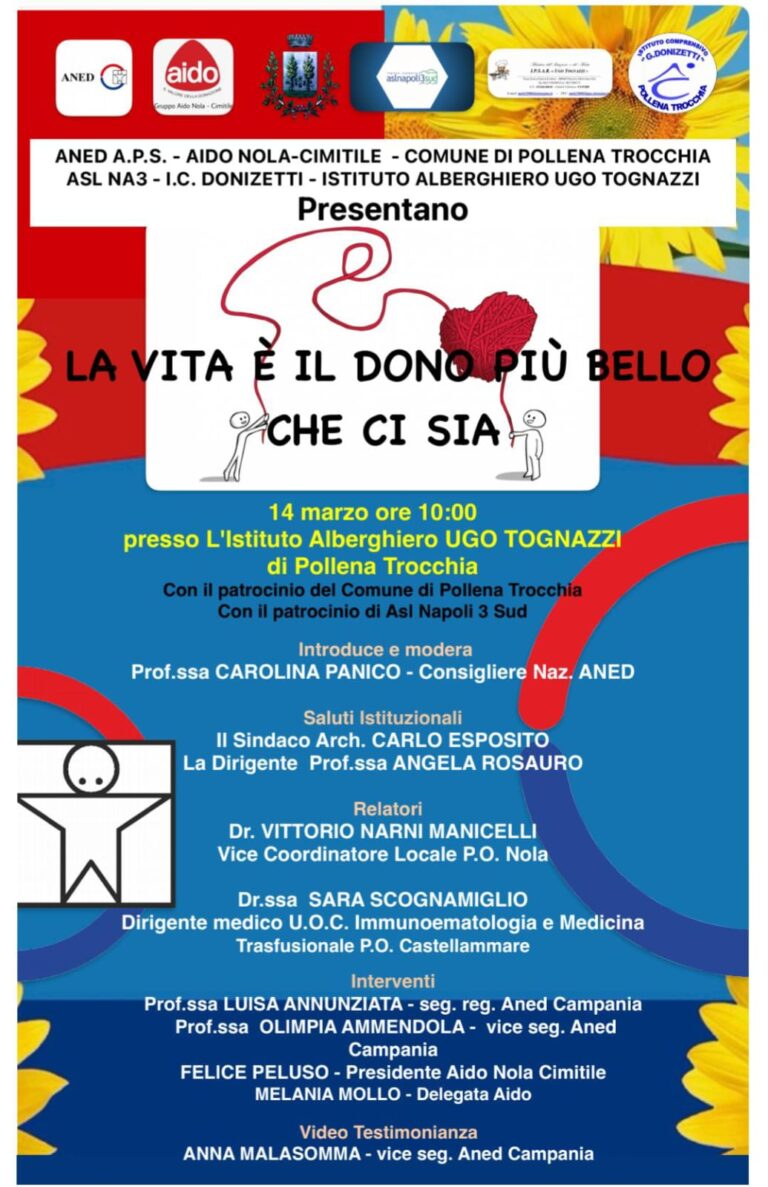Pollena Trocchia, evento di sensibilizzazione alla donazione di organi e tessuti