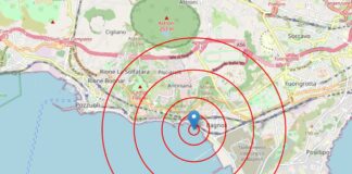 Forte terremoto ai Campo Flegrei. Magnitudo 3.4, epicentro a poca distanza dalla costa