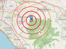 Terremoto di magnitudo 3.0 a Pollena Trocchia, ai piedi del Somma-Vesuvio